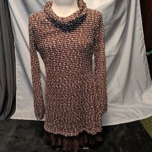 A'reve cowl neck sweater dress